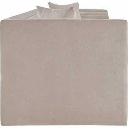 Everett Beige Chenille Fabric Sofa