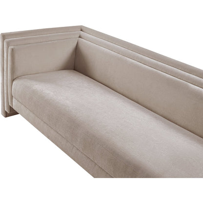 Everett Beige Chenille Fabric Sofa