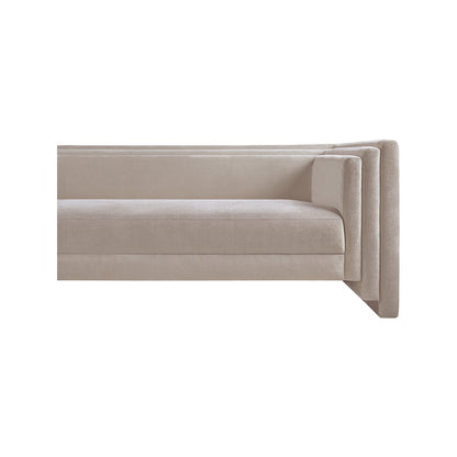 Everett Beige Chenille Fabric Sofa