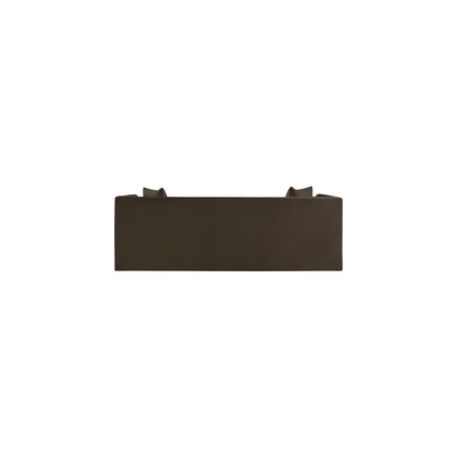 Everett Brown Chenille Fabric Sofa
