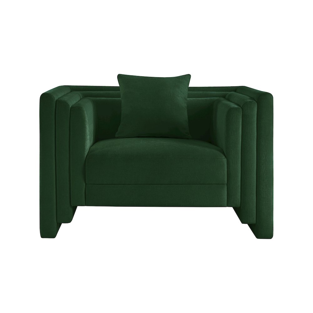Everett Green Chenille Fabric Chair