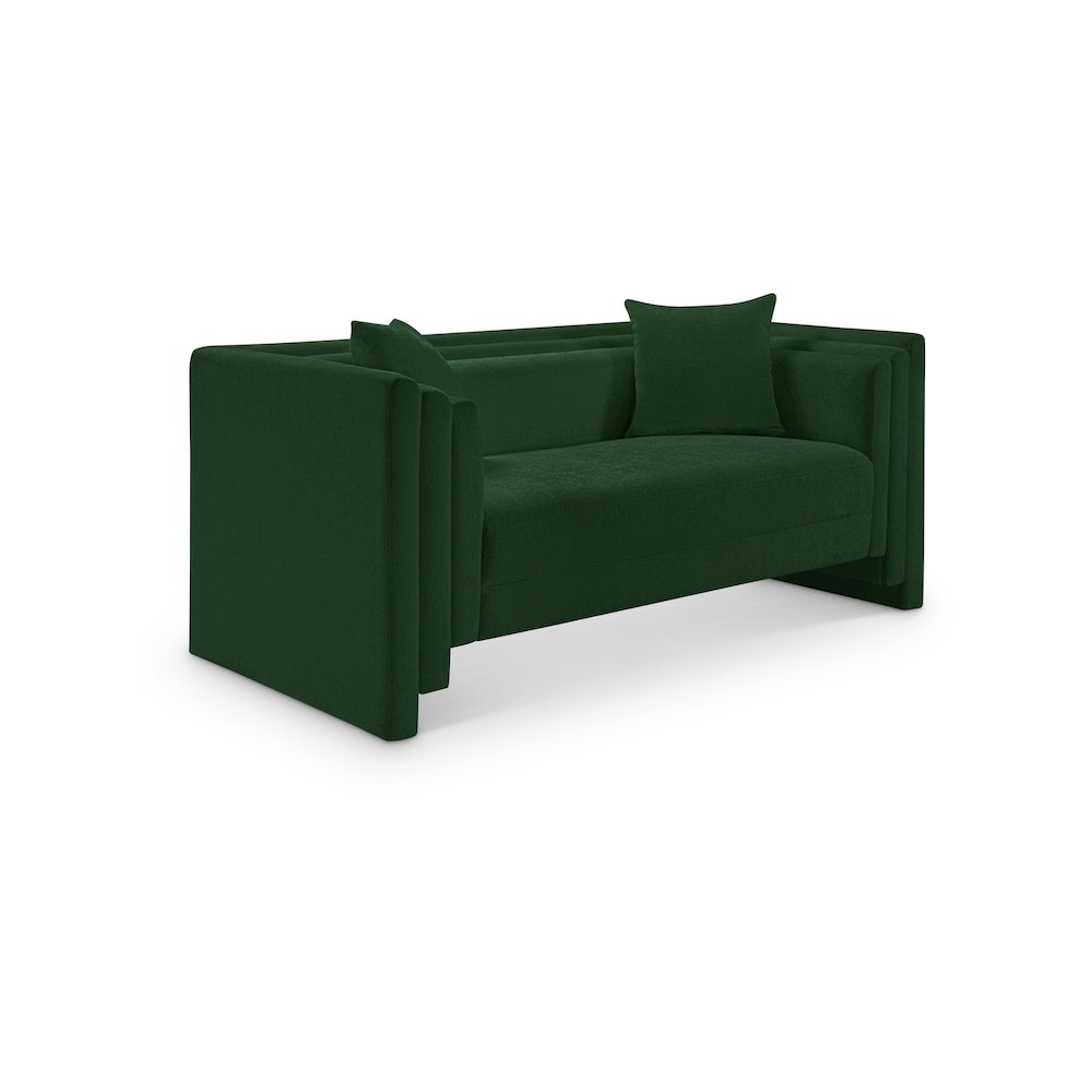 Everett Green Chenille Fabric Loveseat