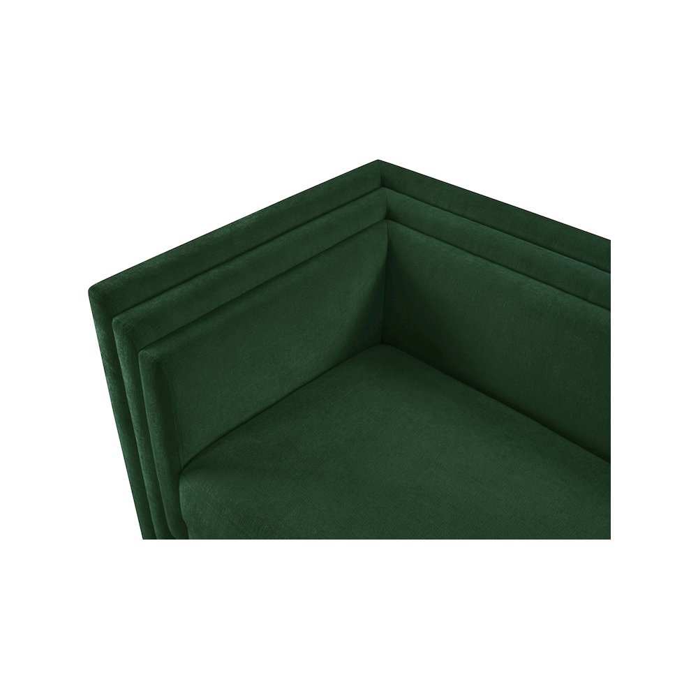 Everett Green Chenille Fabric Loveseat