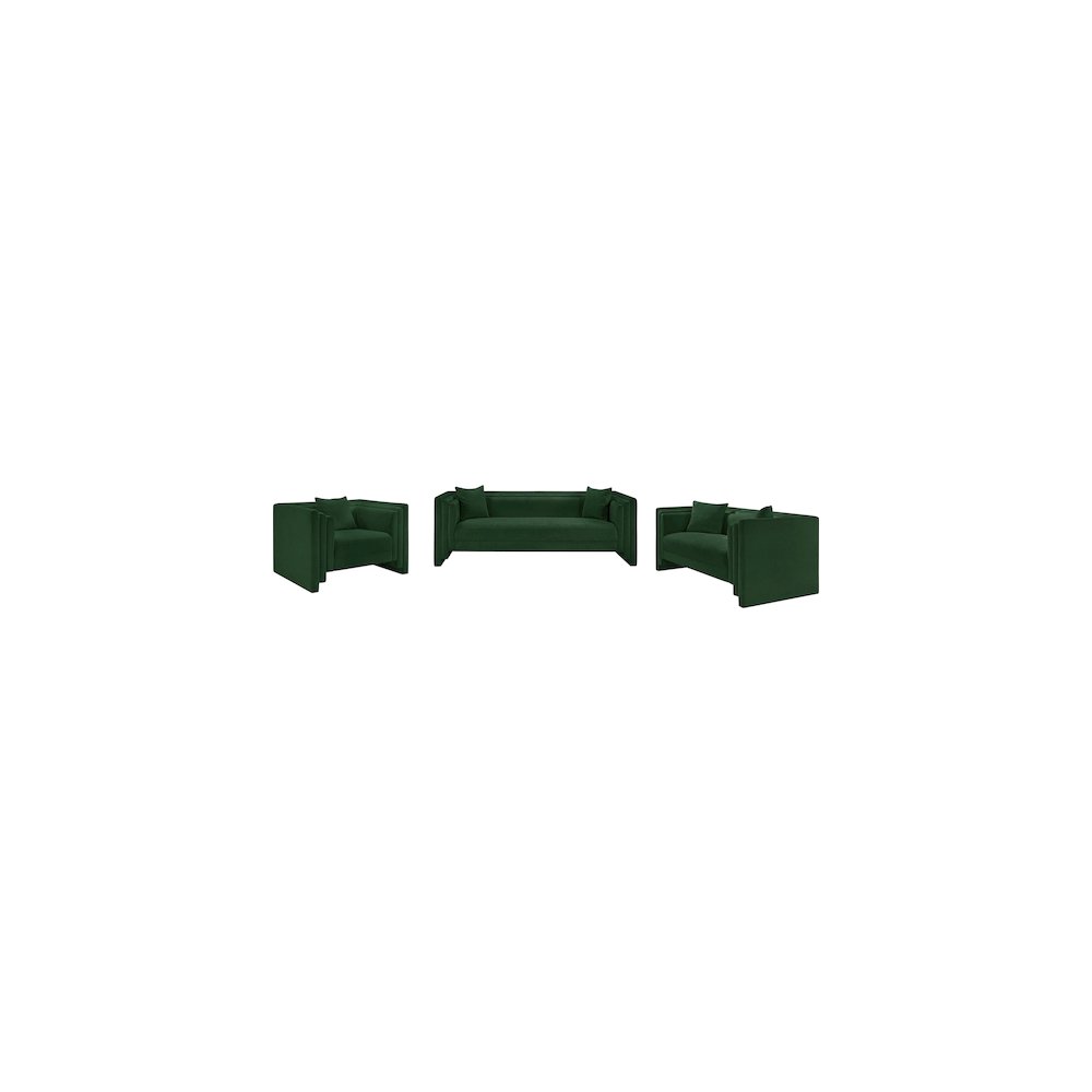 Everett Green Chenille Fabric Loveseat