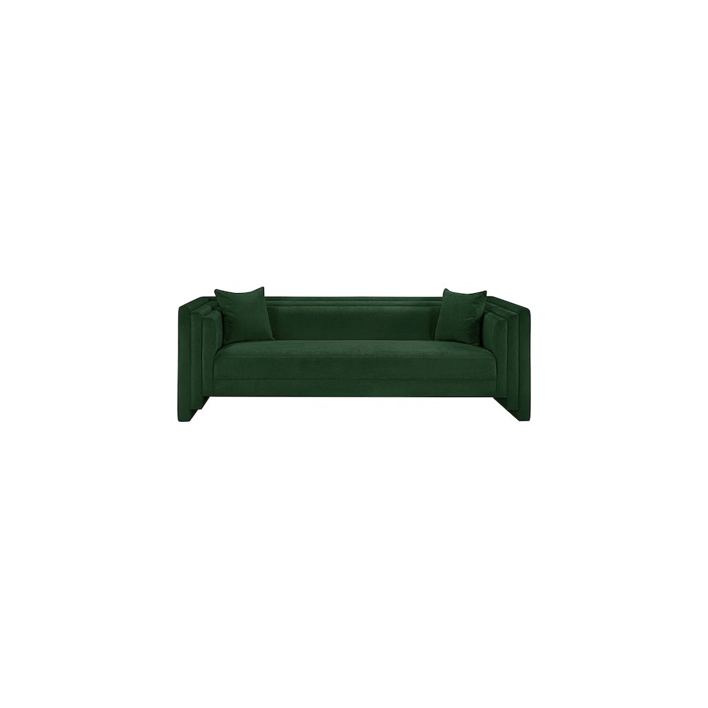 Everett Green Chenille Fabric Sofa