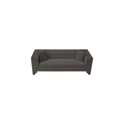 Everett Grey Chenille Fabric Sofa