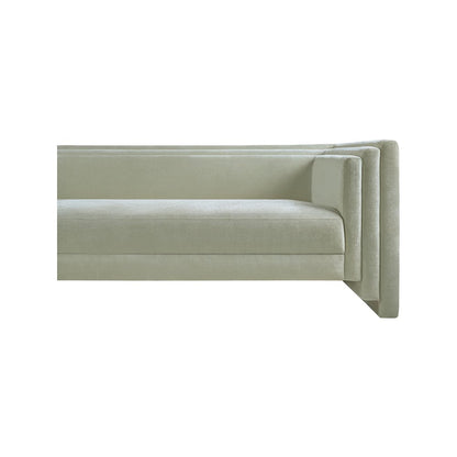 Everett Mint Chenille Fabric Sofa