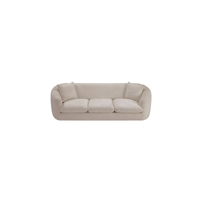 Penelope Beige Chenille Fabric Sofa