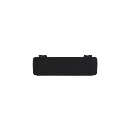 Penelope Black Chenille Fabric Sofa