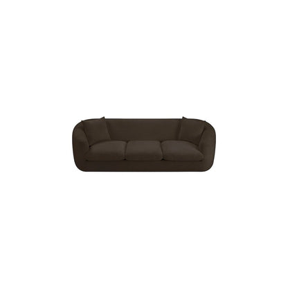 Penelope Brown Chenille Fabric Sofa