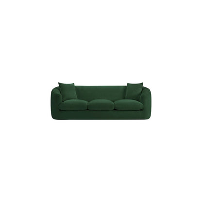 Penelope Green Chenille Fabric Sofa