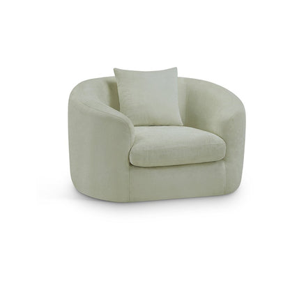 Penelope Mint Chenille Fabric Chair