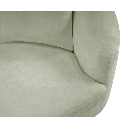 Penelope Mint Chenille Fabric Chair