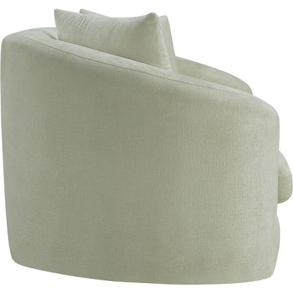 Penelope Mint Chenille Fabric Loveseat