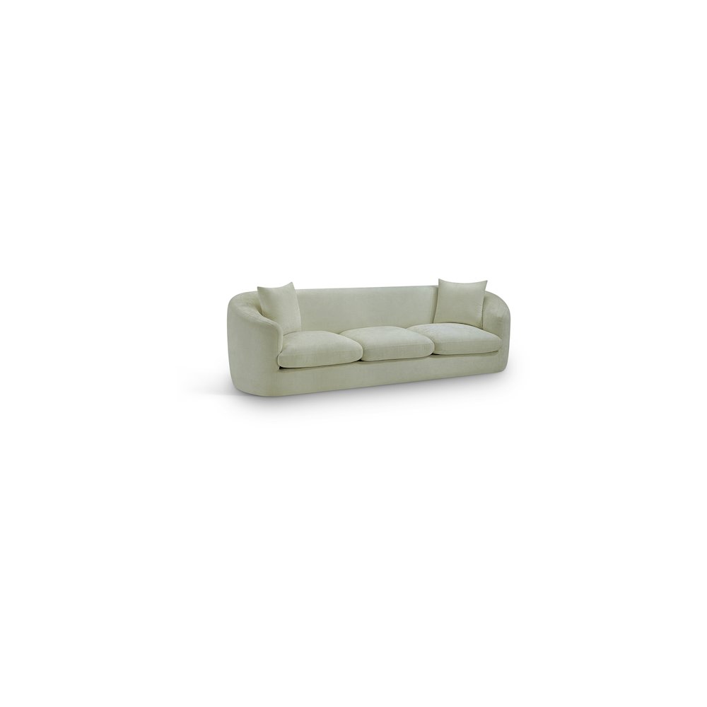 Penelope Mint Chenille Fabric Sofa