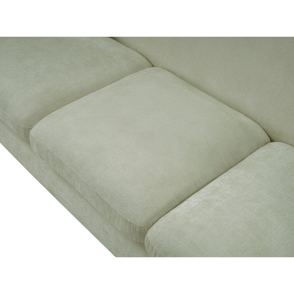 Penelope Mint Chenille Fabric Sofa