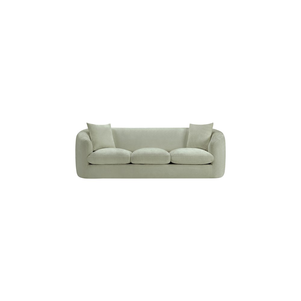 Penelope Mint Chenille Fabric Sofa