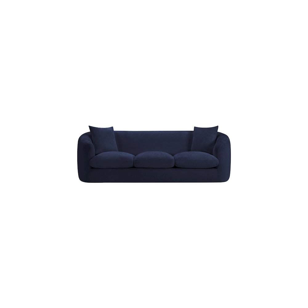 Penelope Navy Chenille Fabric Sofa