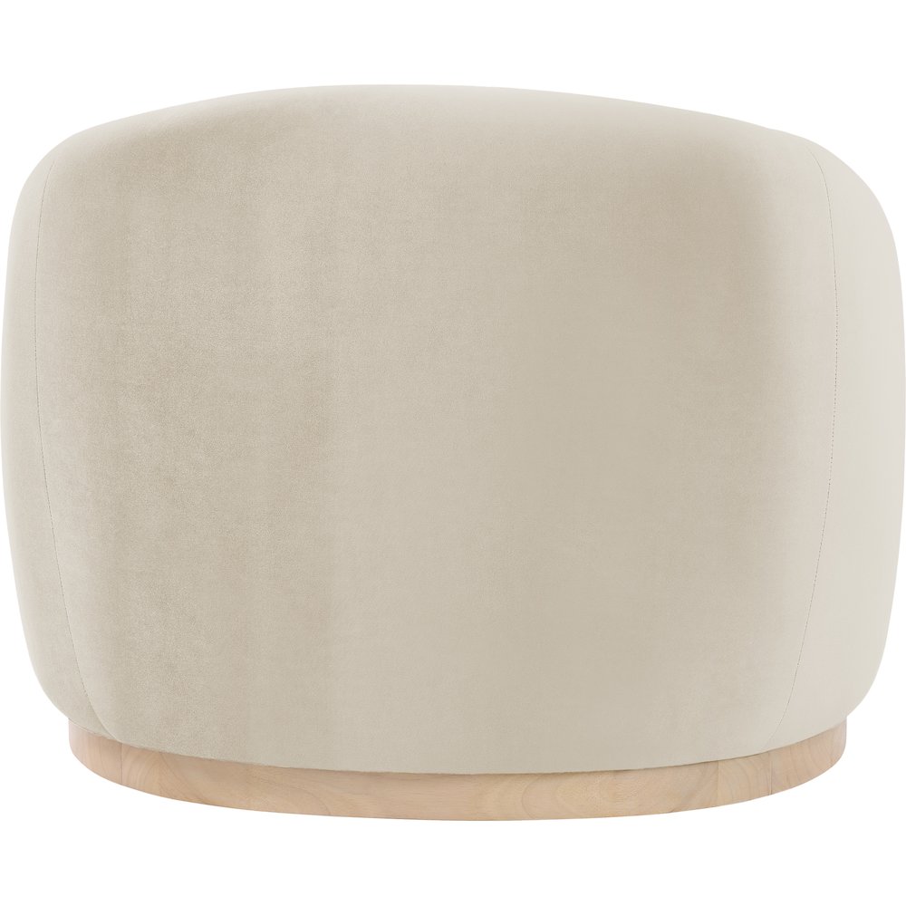 Gustavo Cream Velvet Upholstered Chair