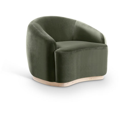 Gustavo Green Velvet Upholstered Chair