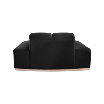 Jace Black Velvet Chair