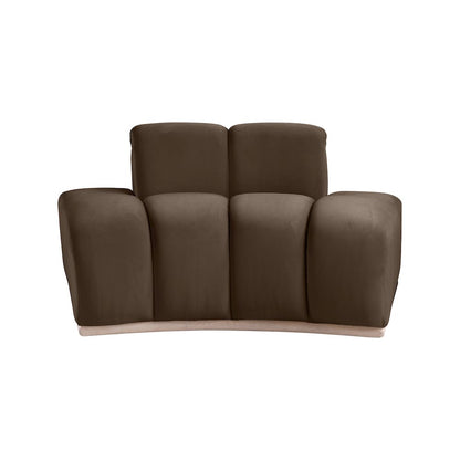 Jace Brown Velvet Chair