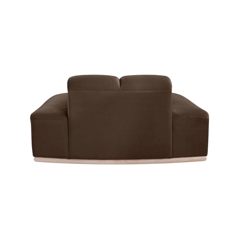 Jace Brown Velvet Chair