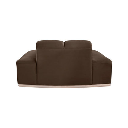 Jace Brown Velvet Chair