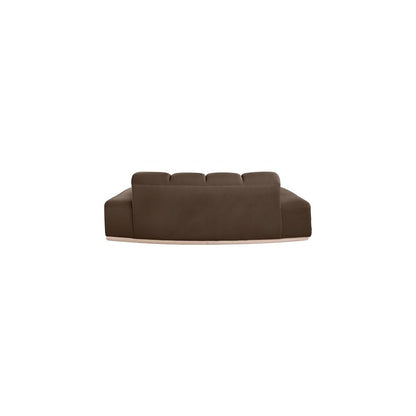 Jace Brown Velvet Loveseat