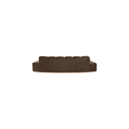 Jace Brown Velvet Sofa