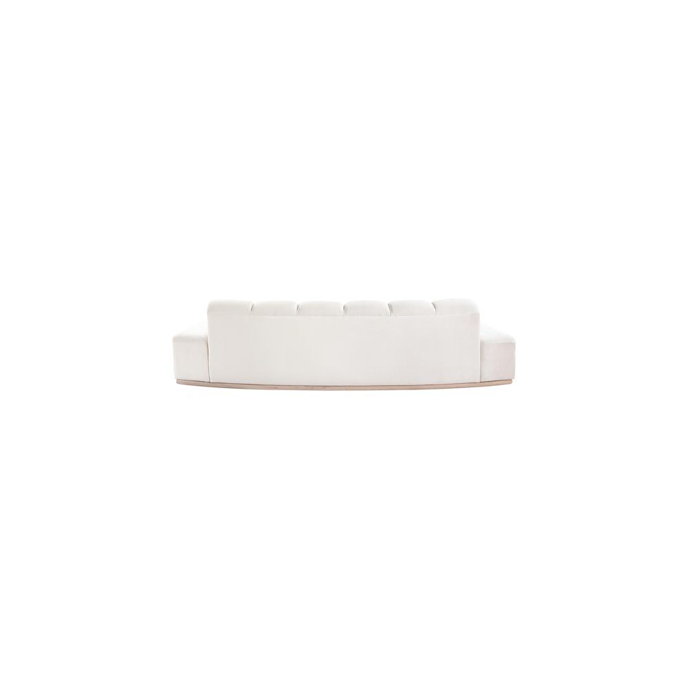 Jace Cream Velvet Sofa