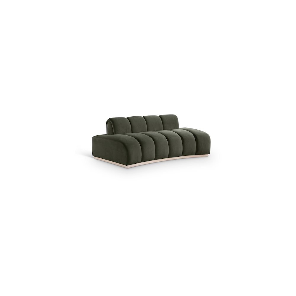 Jace Green Velvet Loveseat