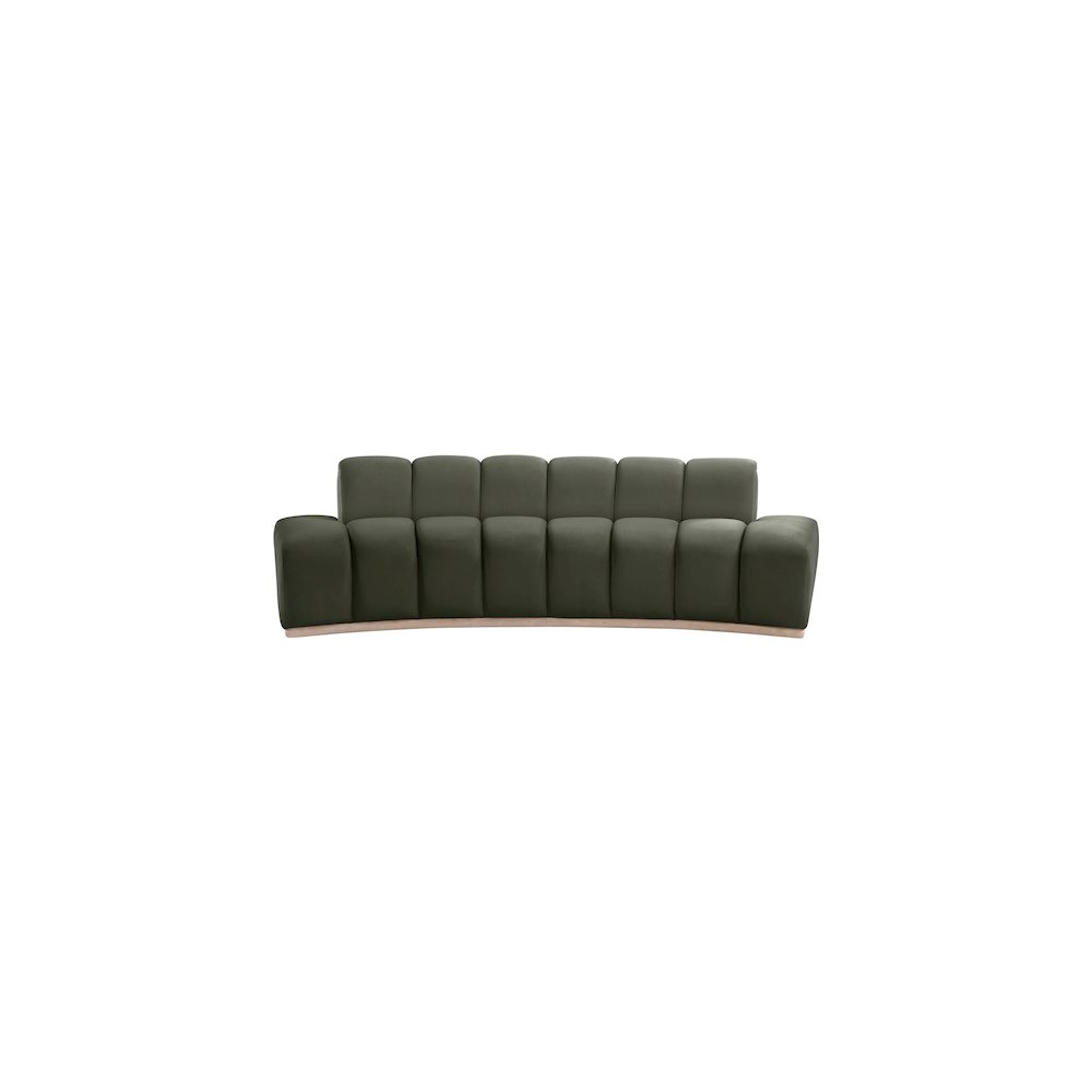 Jace Green Velvet Sofa