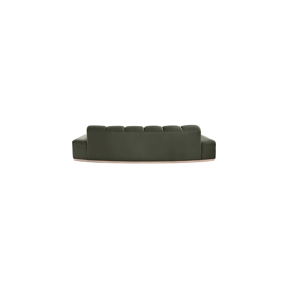 Jace Green Velvet Sofa