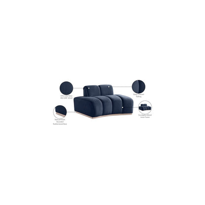 Jace Navy Velvet Chair