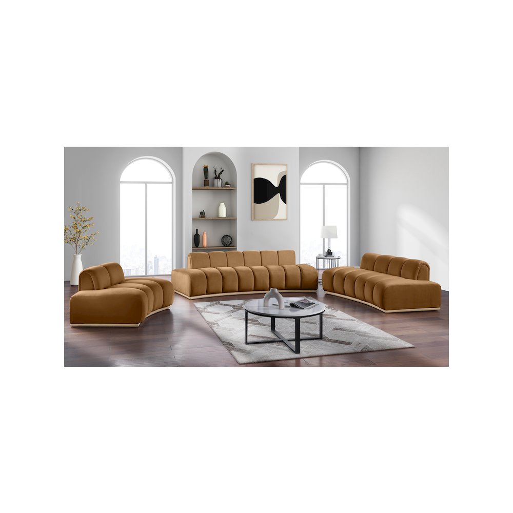 Jace Saddle Velvet Chair