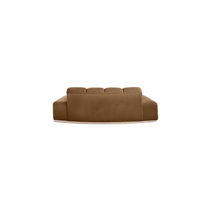 Jace Saddle Velvet Loveseat