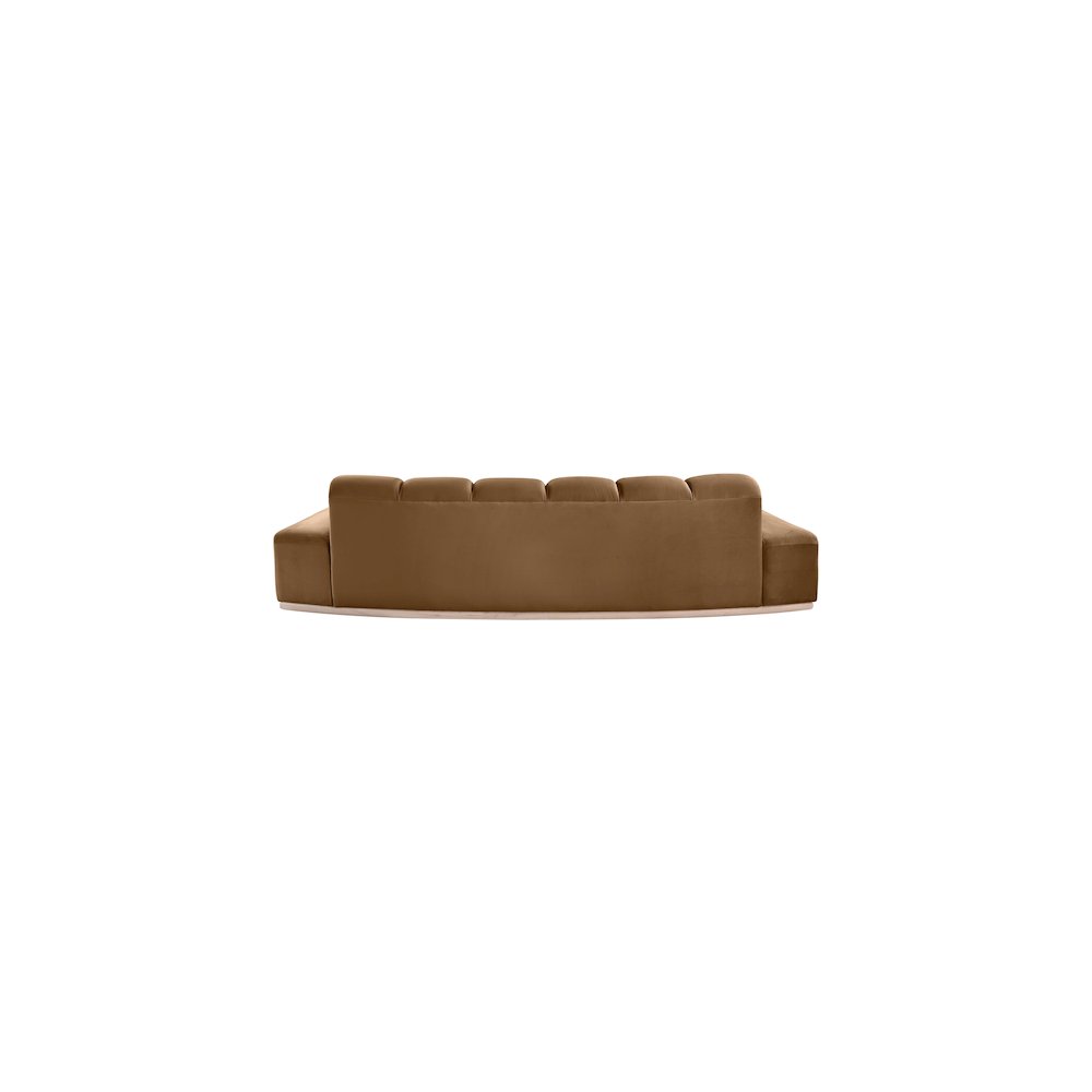 Jace Saddle Velvet Sofa