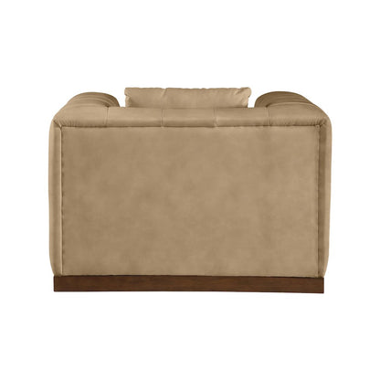 Mallina Tan Vegan Leather Chair