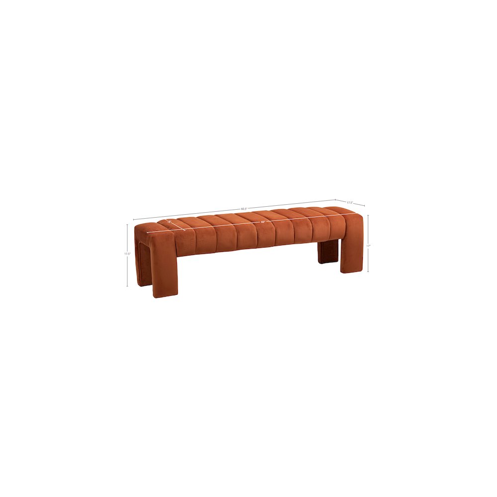 Andaz Cognac Bench