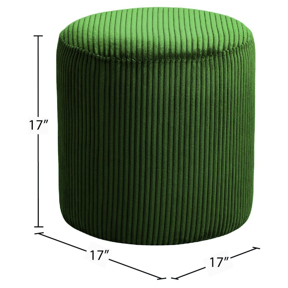 Roy Green Microsuede Fabric Ottoman/Stool
