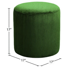 Roy Green Microsuede Fabric Ottoman/Stool