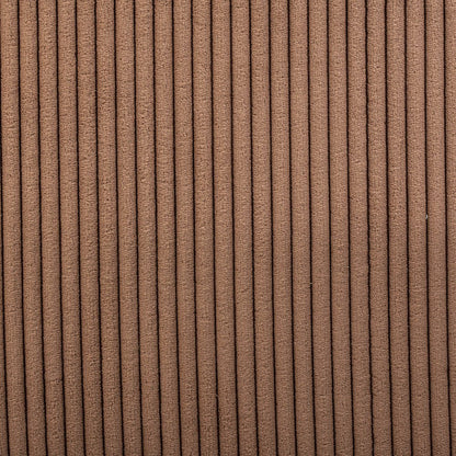 Roy Brown Microsuede Fabric Ottoman/Stool