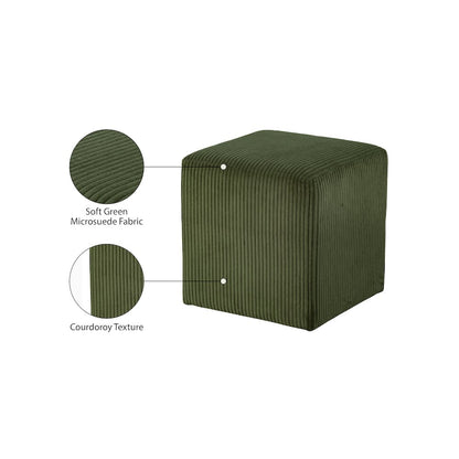 Roy Green Microsuede Fabric Ottoman/Stool