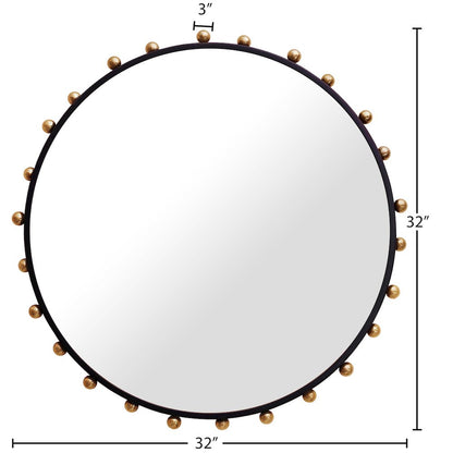 Raven Black / Gold Mirror