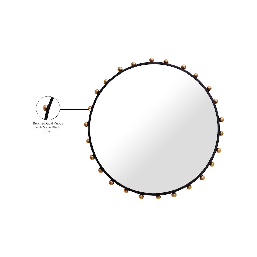 Raven Black / Gold Mirror