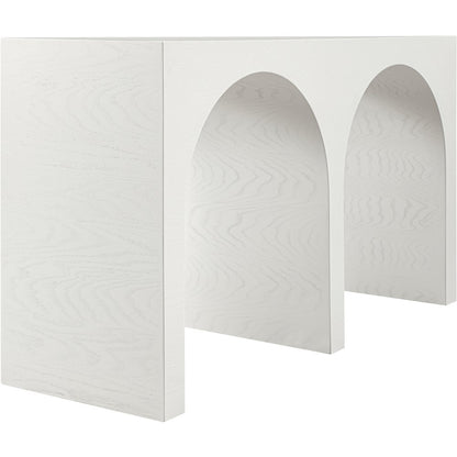 June Cream Oak Console Table