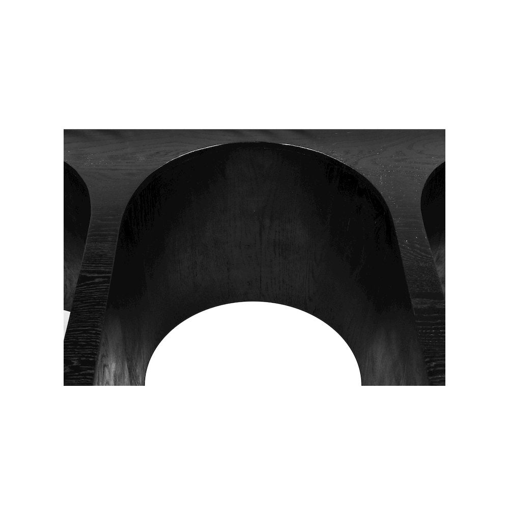 June Black Oak Console Table