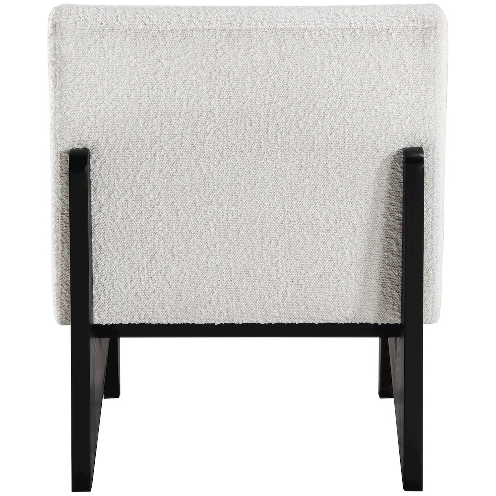 Chapman Cream Boucle Fabric Accent Chair