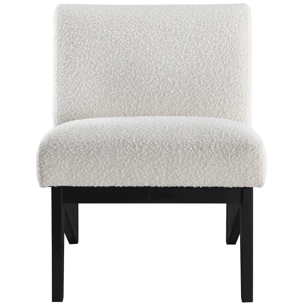 Chapman Cream Boucle Fabric Accent Chair
